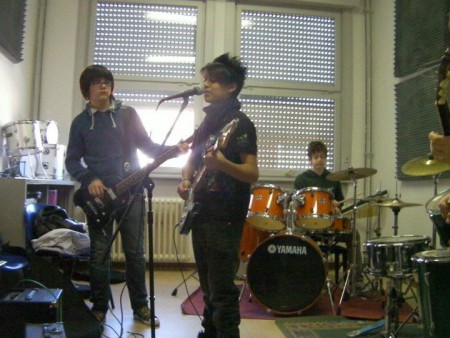 Prove prima del nostro 1° concerto.